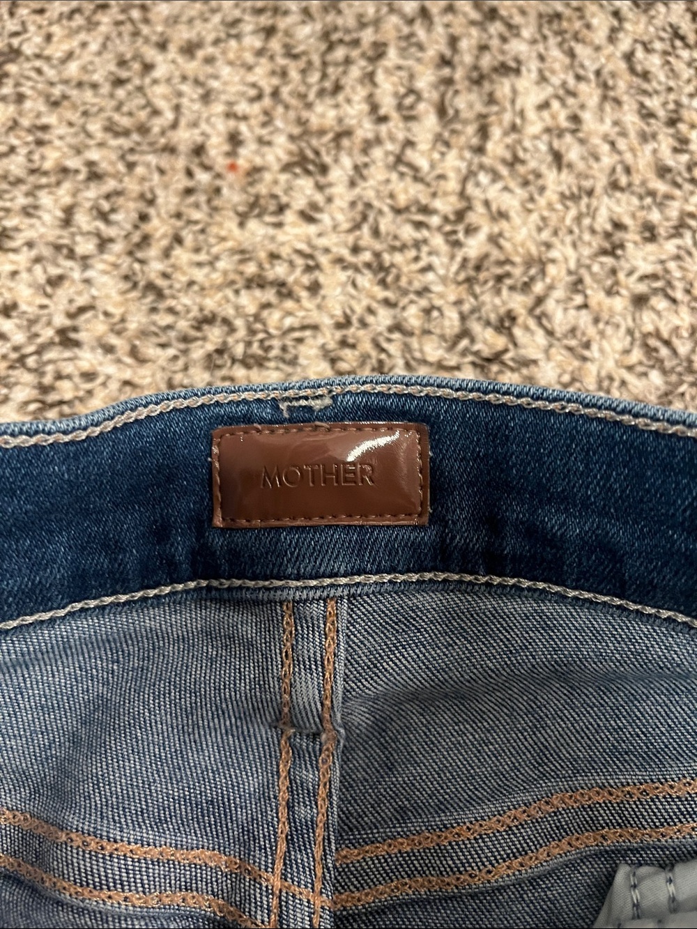 MOTHER High-Rise Button-Fly Pixie Rider Straight Jeans - Picture 2 of 7